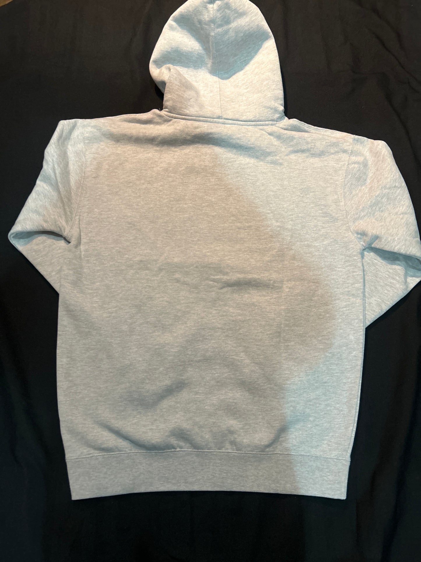 Philadelphia Eagles NFL Throwback Mitchell & Ness Tailsweep Grey Heather Hoodie