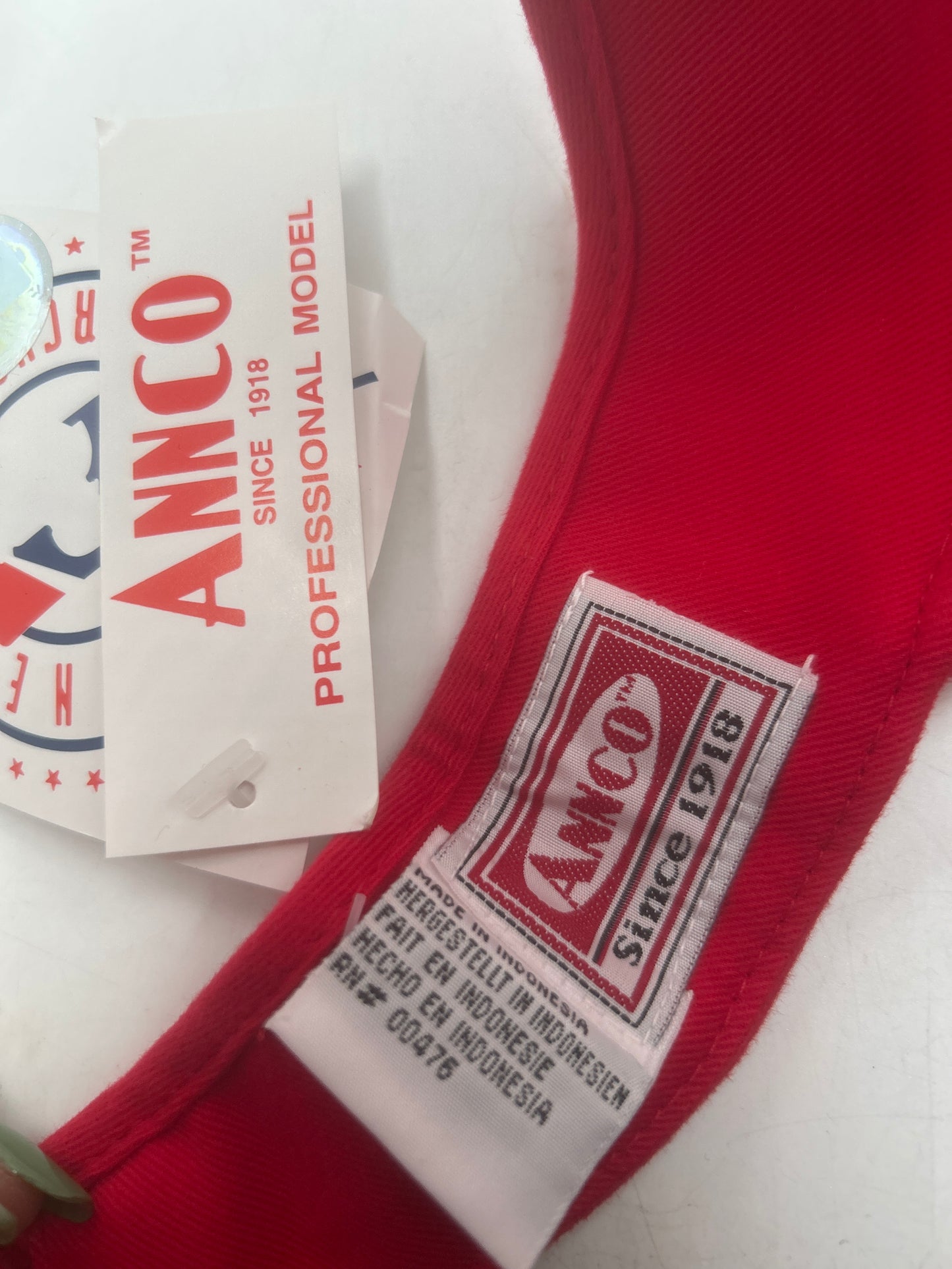 Los Angeles Dodgers MLB Annco Red/White Visor Hat