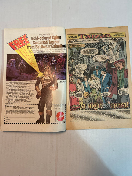 King Size Annual! Edgar Rice Burroughs Tarzan Lord of the Jungle by Marvel Comics Group "Ant-Men and She-Devils!" #3 Comic Book