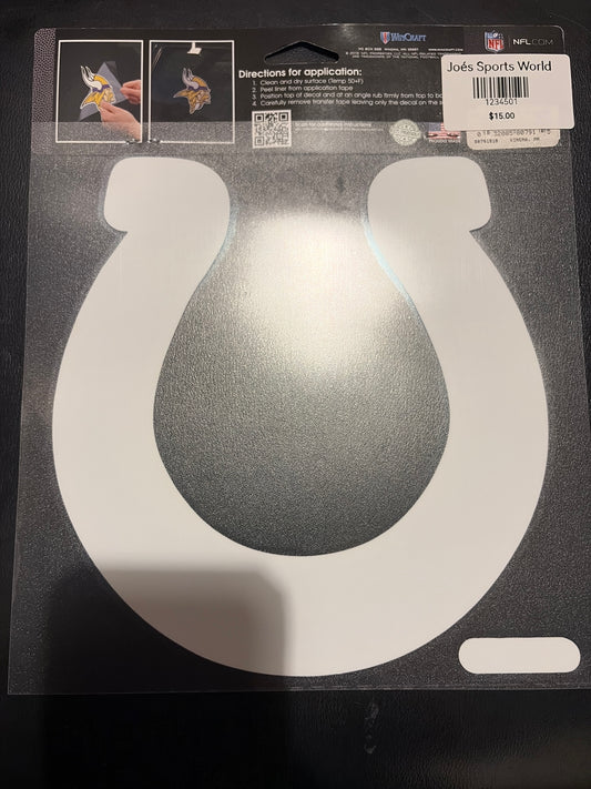 Indianapolis Colts NFL Perfect Cut Decal 8x8
