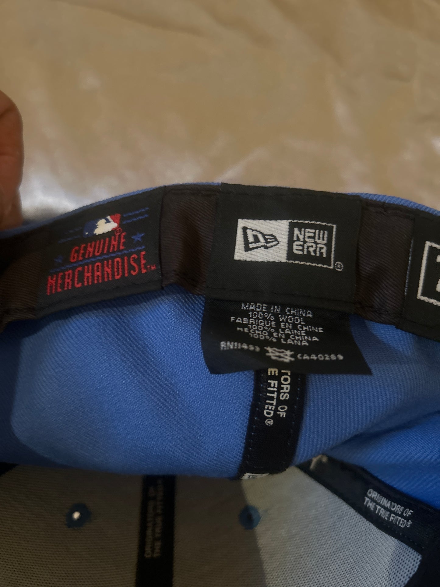 Boston Red Sox MLB New Era Genuine Merchandise 59Fifty Classic Fitted Hat