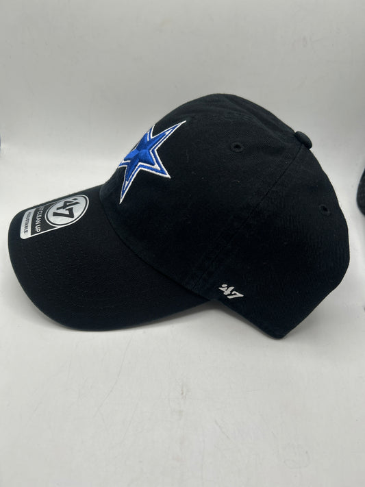 Dallas Cowboys NFL 47CleanUp Black Adjustable Hat