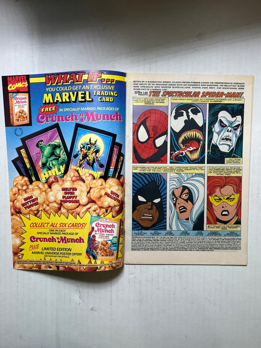 The Spectacular Spider-Man By Marvel Comics Group “Maximum Carnage” Part 9 of 14 #202 July 1993 Comic Book