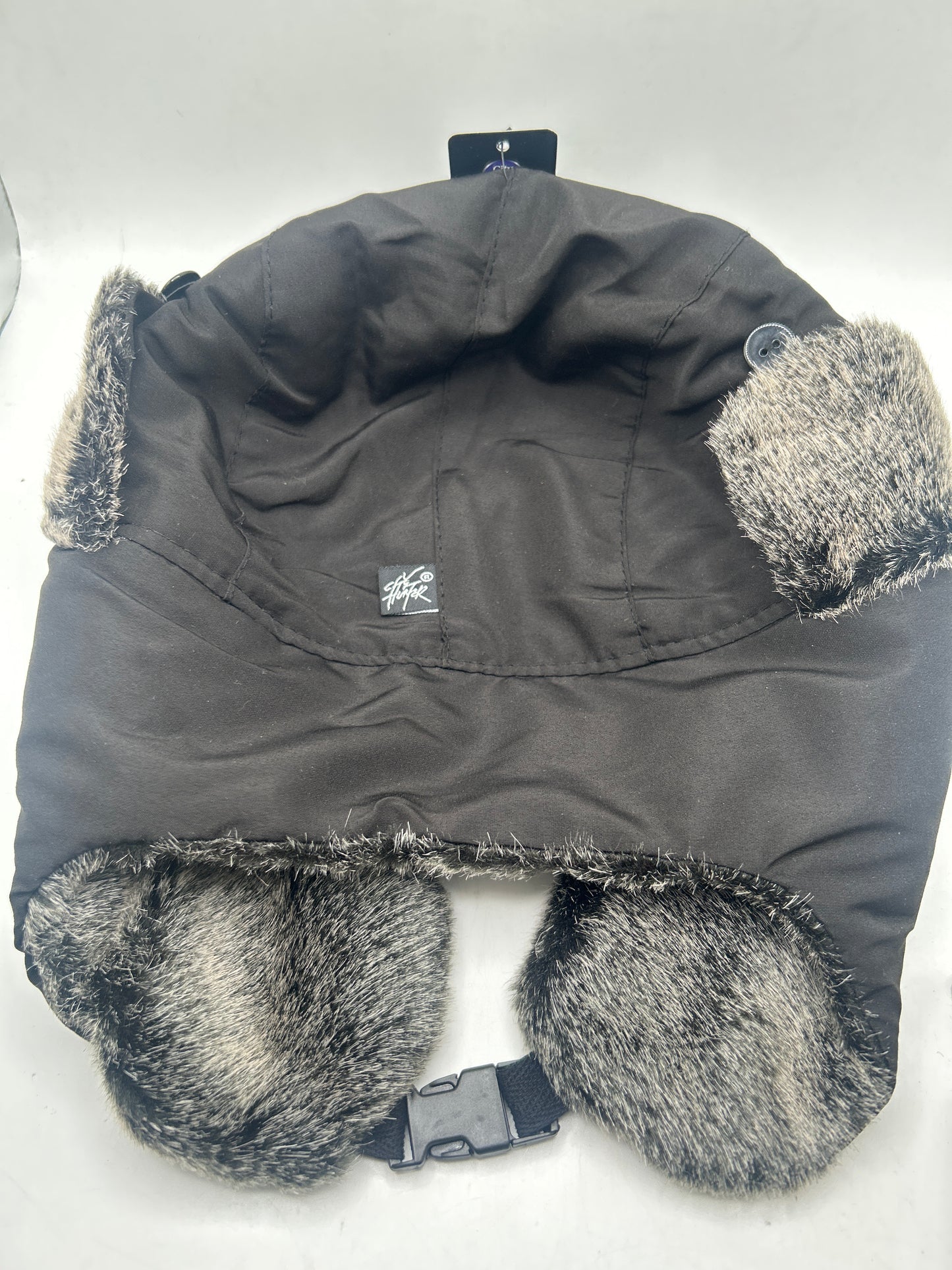 Heineken Beer Lightweight Vintage Trapper Style Ear Flap Fur Knit and Quilted Cap