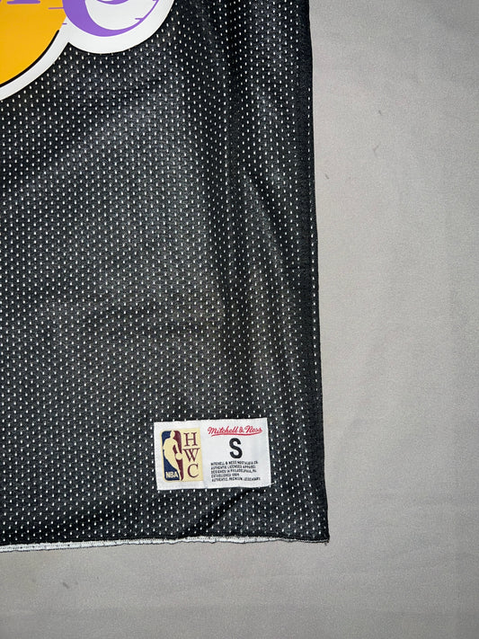 Los Angeles Lakers NBA Mitchell & Ness a Hardwood Classics Black Reversible Mesh Mens Tank