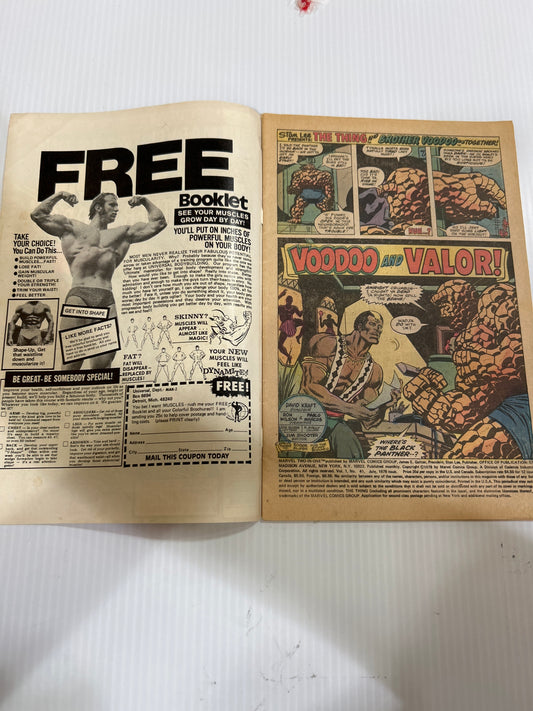Marvel Two-In-One Presents The Thing and Brother Voodoo by Marvel Comics Group "Victims of the Blood Beast!" #41 Comic Book