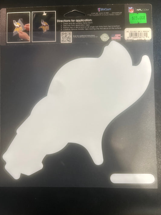 Denver Broncos NFL Perfect Cut Decal 8x8