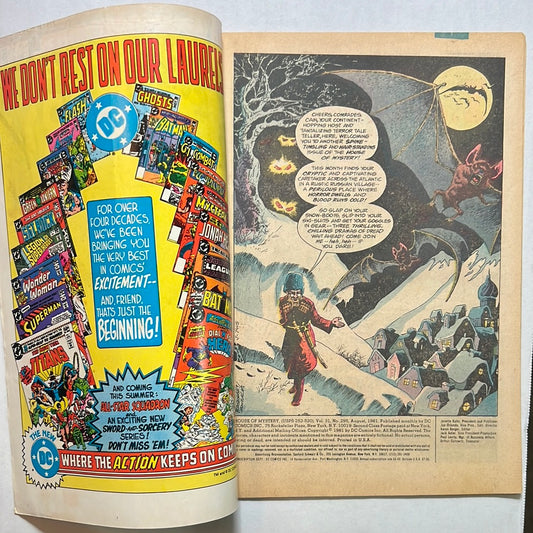 The House of Mystery by DC Comics “NIgor of the Blood Red Moon!” No. 295 Comic Books