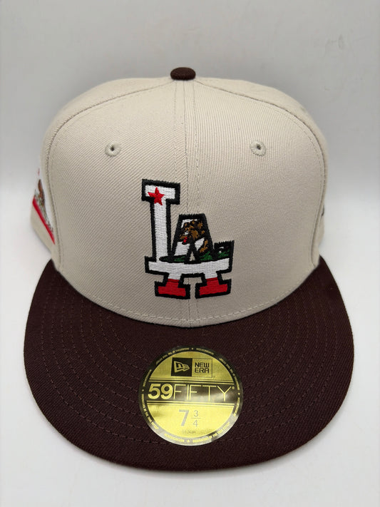 Los Angeles Dodgers MLB LA USA Flag New Era 59Fifty Fitted Hat
