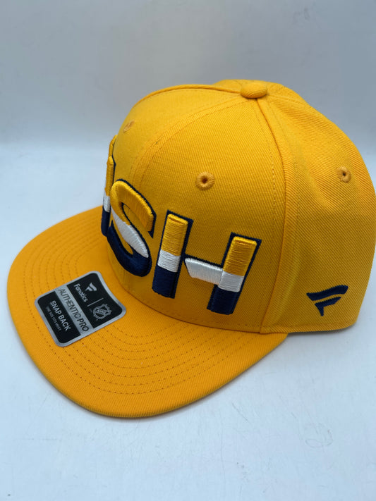 Nashville Predators NHL Fanatics Authentic PRO Snapback