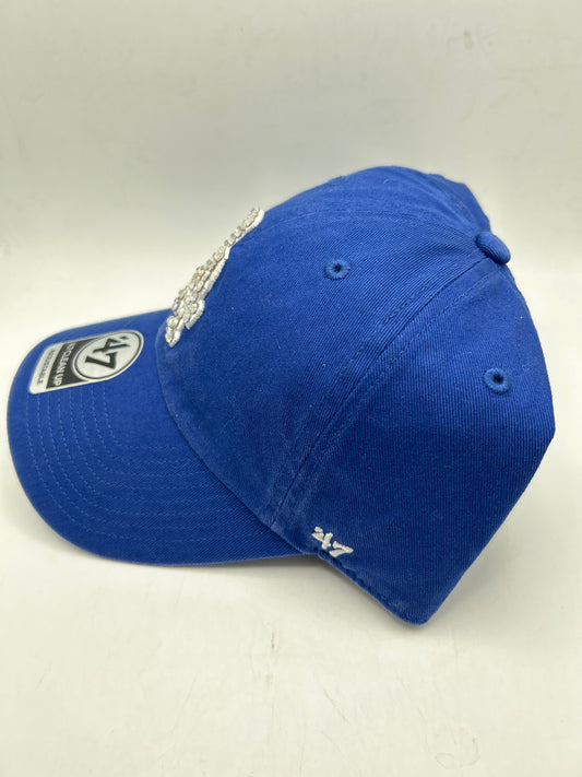 Los Angeles Dodgers MLB 47Clean Up Bedazzled Royal Blue Adjustable Hat