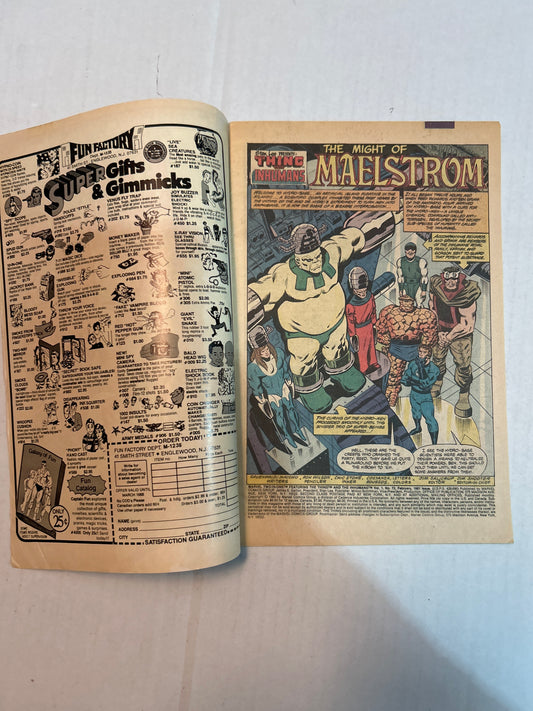 Marvel Two-In-One The Thing and the Inhumans by Marvel Comics Group "The Sinister Secret of Maelstrom" #72 Comic Book