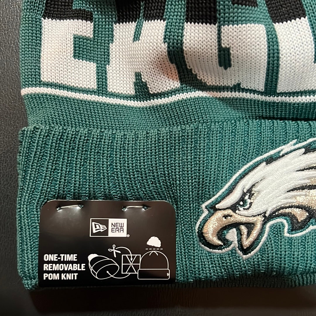 Philadelphia Eagles NFL Knit Pom Beanie