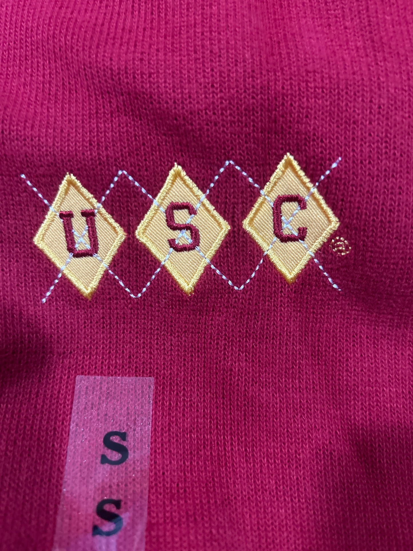 USC Trojans Campus Drive Vintage Half Zip Mens Hoodie
