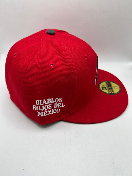 Diablos Rojos de Mexico LMB 2024 New Era 59Fifty Fitted Hat