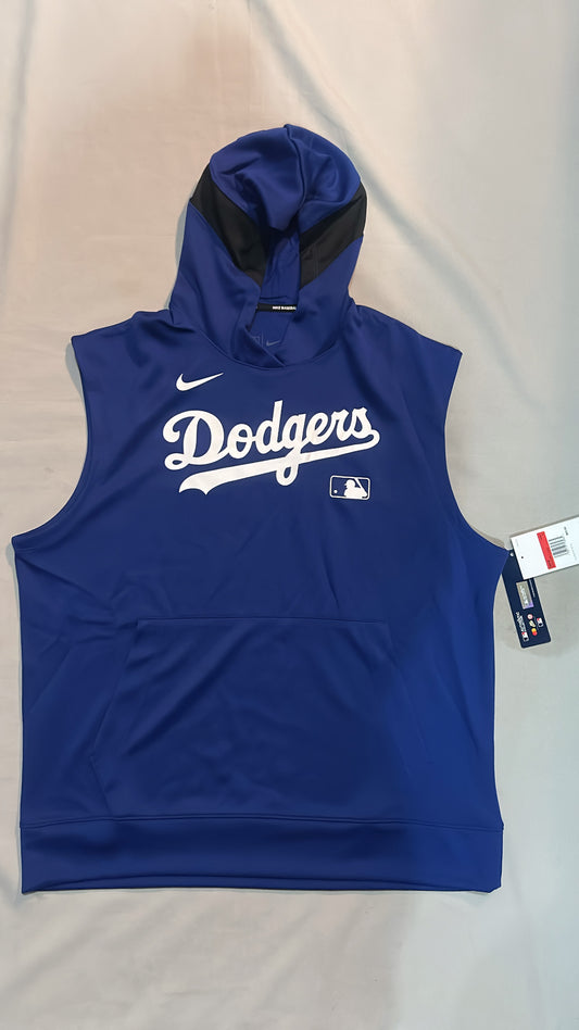 Los Angeles Dodgers MLB Nike Authentic Collection Dri-Fit Sleeveless Hoodie