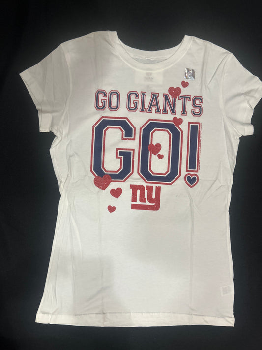 New York Giants NFL Team Apaprel Women T-shirts