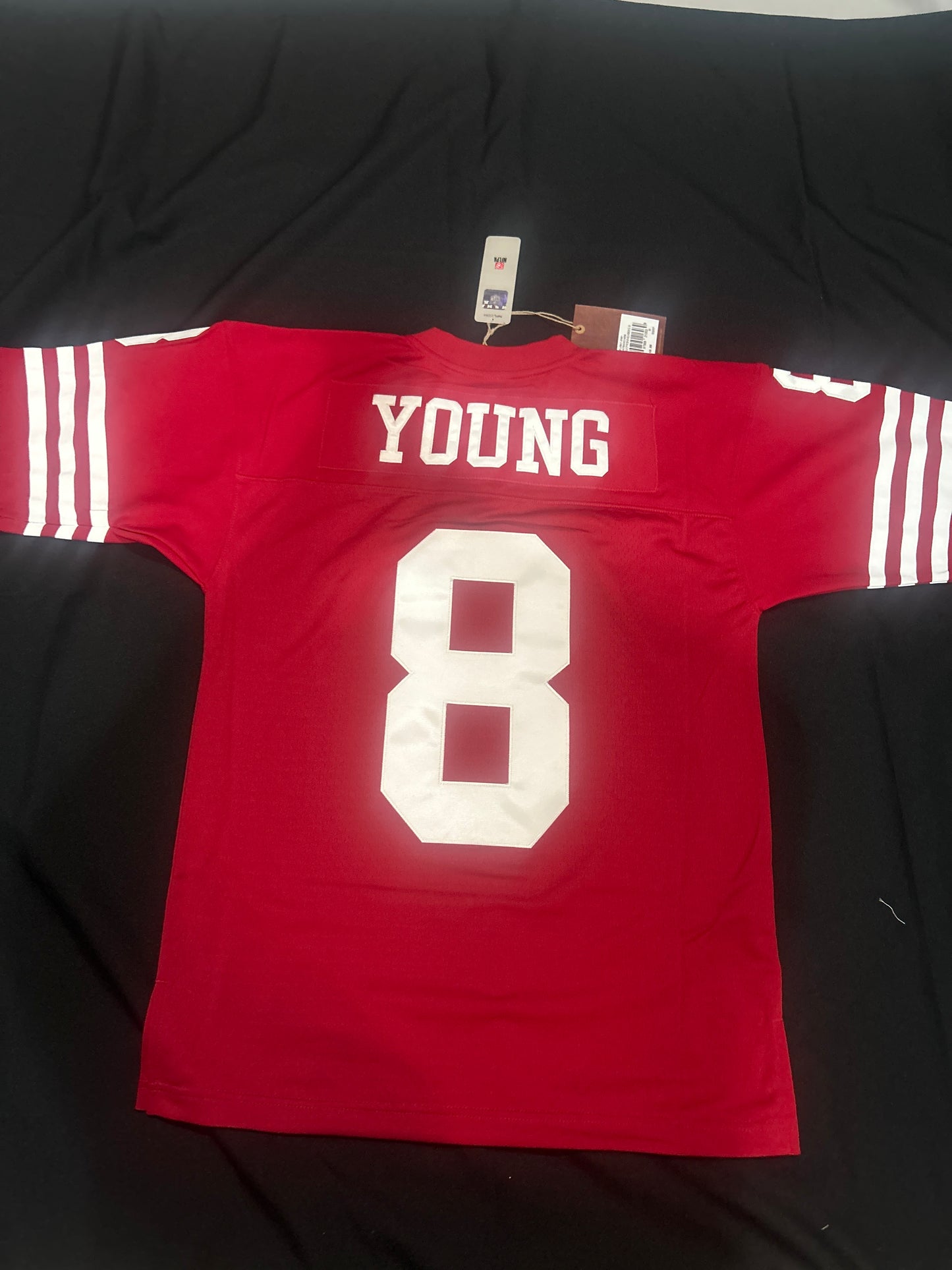 San Francisco 49Ers NFL Legacy Mitchell & Ness #8 Steve Young 1990 Throwback Jersey
