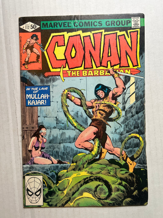 Conan The Barbarian by Marvel Comics Group "In the Lair of Mullah + Kajar" #117 Comic Book