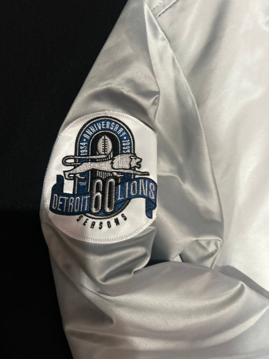 Detroit Lions NFL Mitchell & Ness Throwback Double Down Satin Jacket