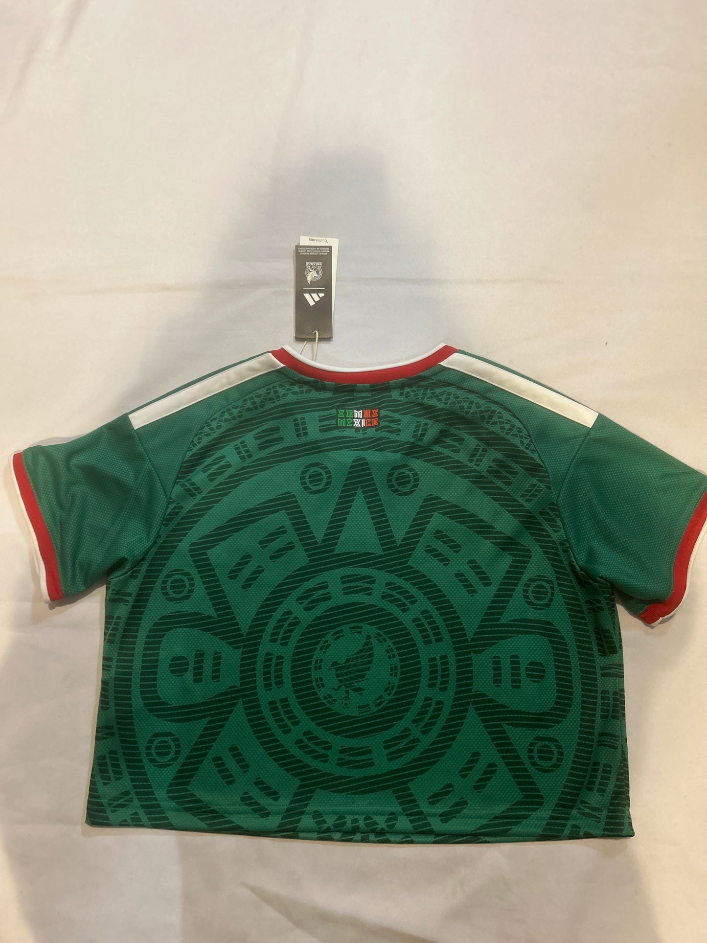 Mexico Adidas ClimaCool Regular Fit 2026 Soccer Women Crop Jersey