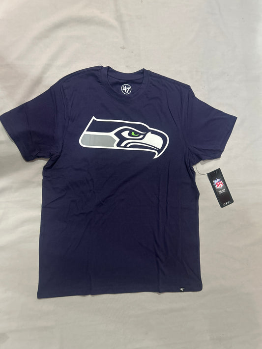 Seattle Seahawks NFL 47Brand Navy Blue Tee Men