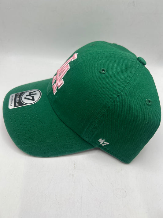 Los Angeles Dodgers MLB 47Clean Up Green Adjustable Hat