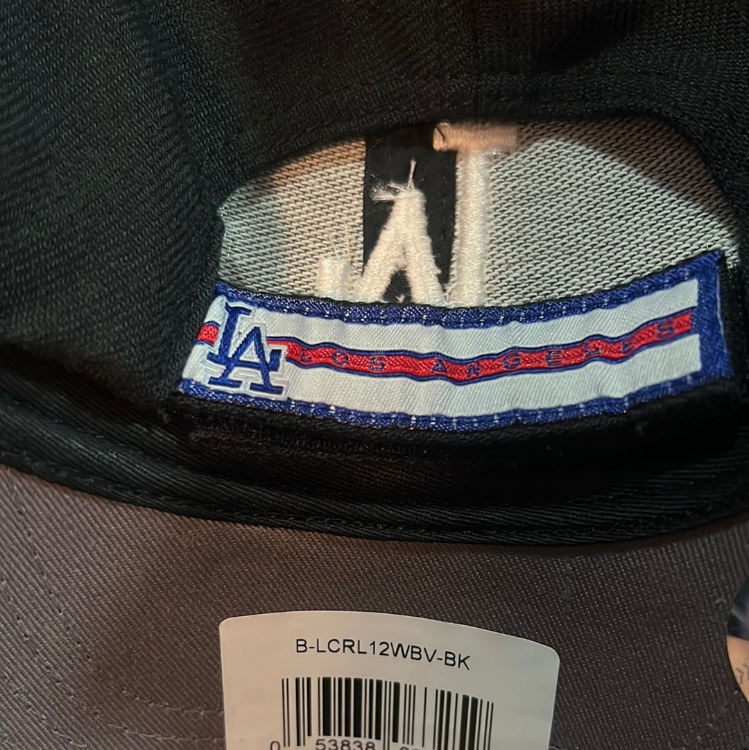 Los Angeles Dodgers MLB Genuine Merchandise Twins Enterprise Classic Black/LA Closure Toddler Adjustable Hat