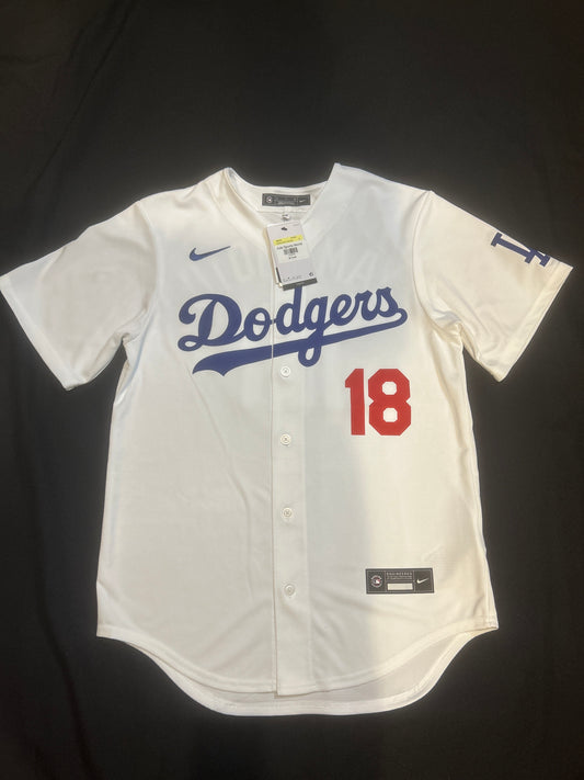 Los Angeles Dodgers MLB Genuine Merchandise Nike #18 Yamamoto Authentic Replica Men Jersey