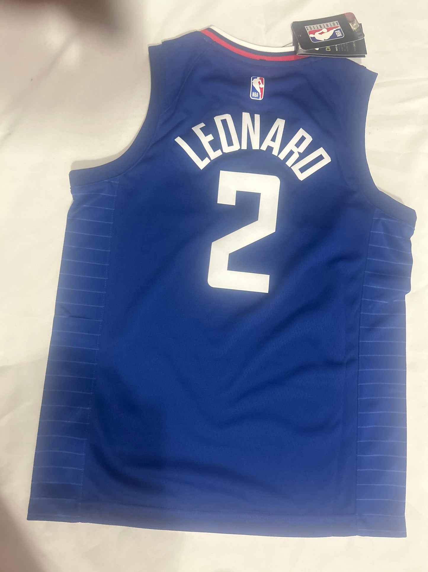 Los Angeles Clippers NBA Nike #2 Leonard SWINGMAN Authentic Replica Blue YOUTH Jersey