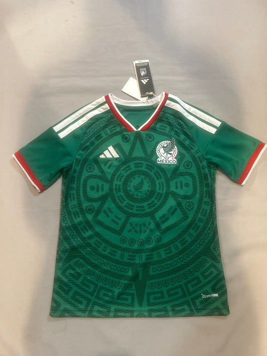 Mexico Adidas Soccer World Cup 2026 Replica Authentic Youth Jersey