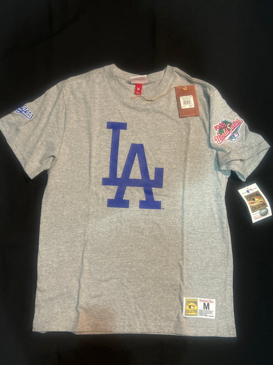 Los Angeles Dodgers MLB Cooperstown. Collection Mitchell & Ness Men T-Shirt