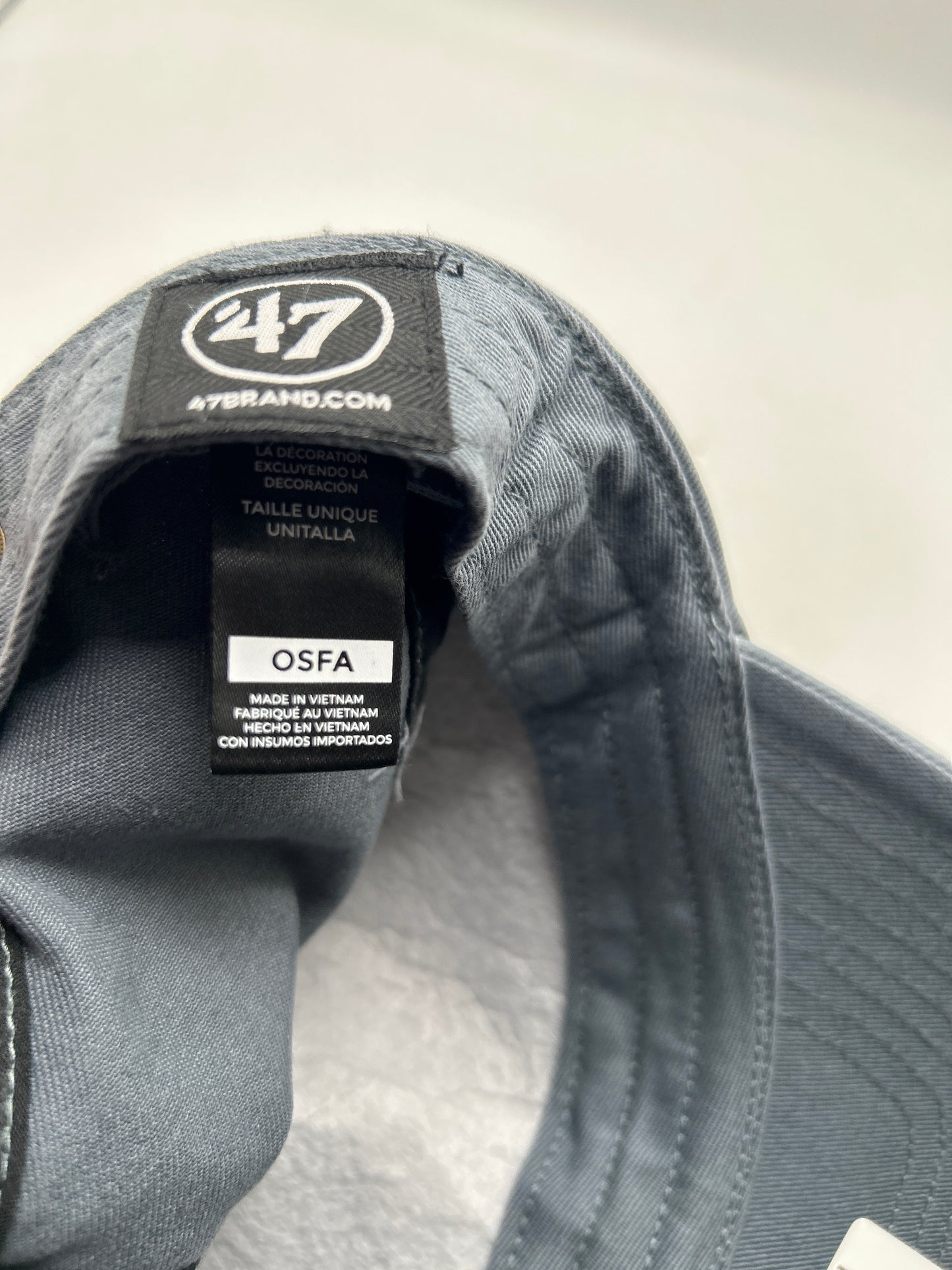 Los Angeles Dodgers MLB 47Clean Up Basalt Adjustable Hat