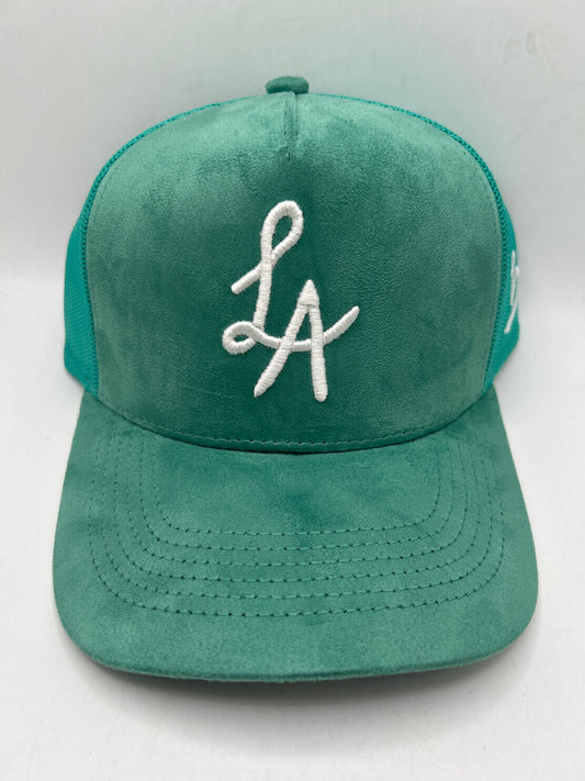 Los Angeles JSW Private Label Mint Suede A-Frame Snapback Hat