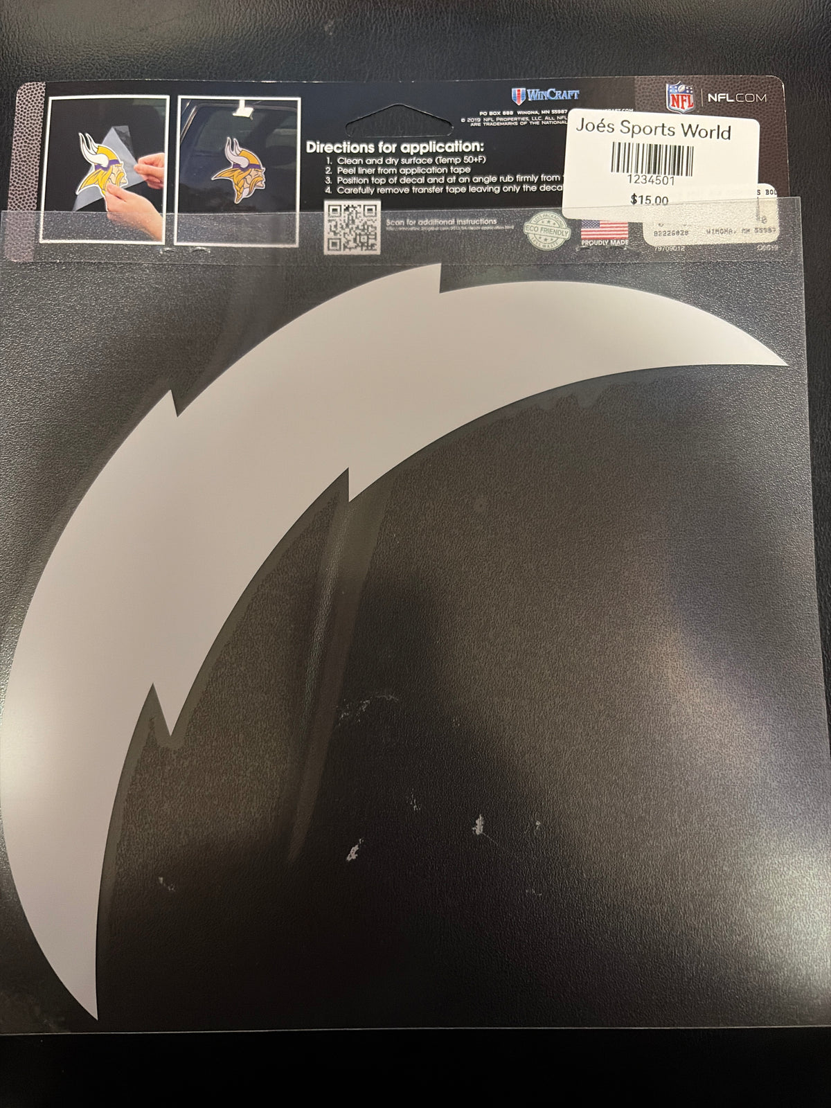 Los Angeles Chargers NFL Perfect Cut Decal 8x8