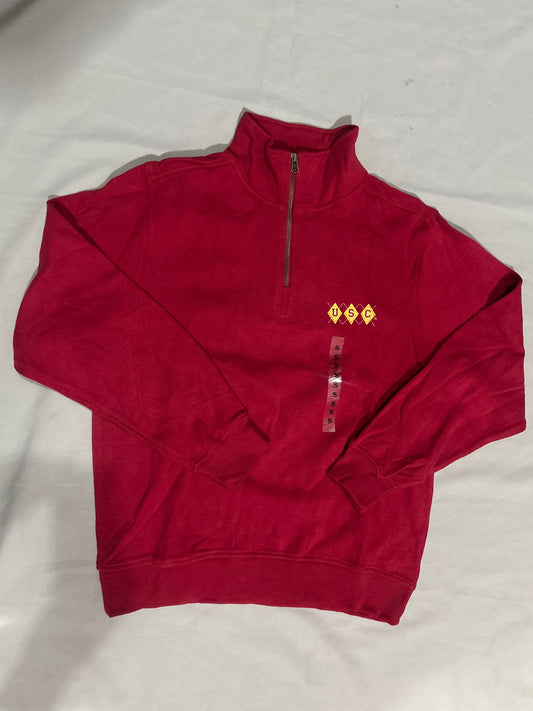 USC Trojans Campus Drive Vintage Half Zip Mens Hoodie