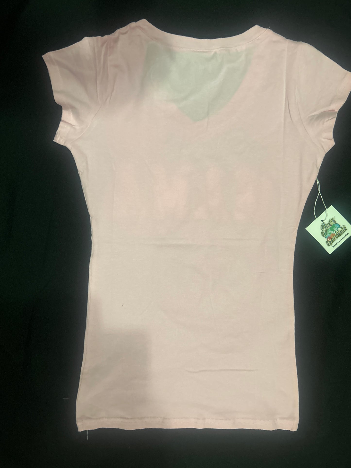 Joes Sports World “MAMA Por Siempre” Shortsleeve V-Neck T-Shirt - Bubblegum Pink