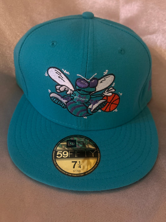 Charlotte Hornets NBA New Era Hardwood Classic 59Fifty Fitted Hat
