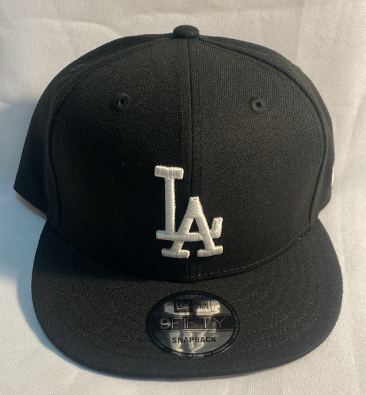 Los Angeles Dodgers MLB New Era 9Fifty Genuine Merchandise Classic Black SnapBack