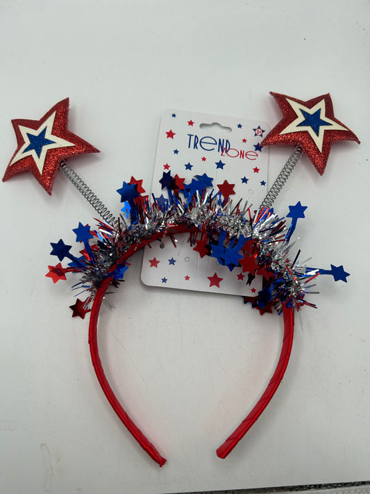 TrendZone USA Flag Colors Stars Headband