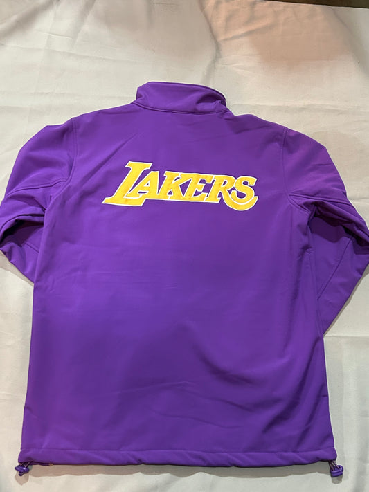 Los Angeles Lakers NBA Majestic Full Zip-Up Thermal Dri-Fit Jacket