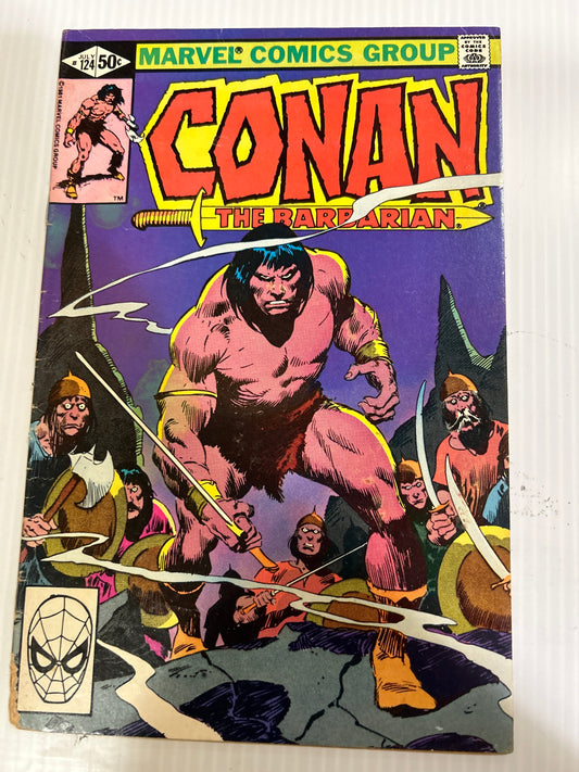 Conan "The Barbarian" by Marvel Comics Group #124 Comic Book