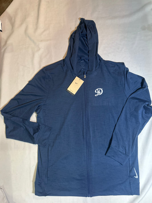 Los Angeles Dodgers MLB Nike Yoga Dri-Fit City Connect Full Zip Men Hoodie - Navy