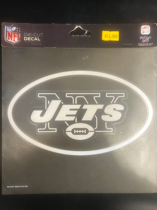 New York Jets NFL Perfect Cut Decal 8x8