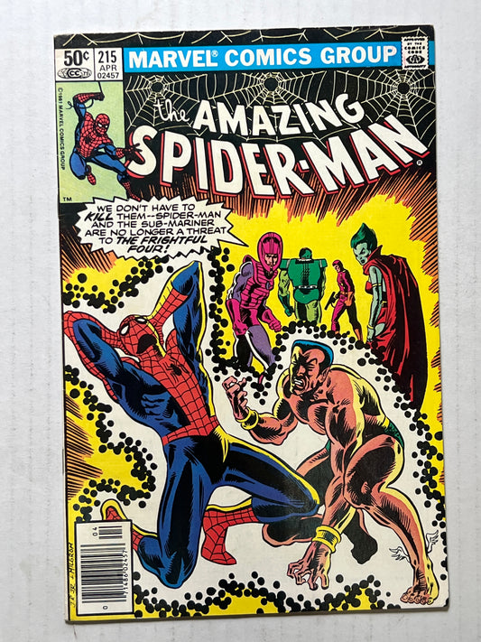 The Amazing Spider-Man by Marvel Comics Group #215 Apr 1981 Comic Book