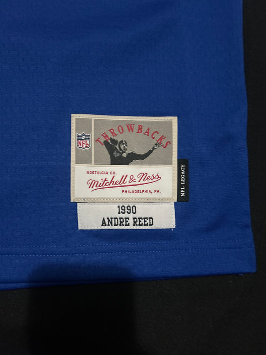 Buffalo Bills NFL Mitchell & Ness Throwbacks 1990 #83 Andre Reed Men’s Jersey