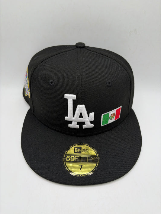 Los Angeles Dodgers MLB 5de Mayo Mexico “Viva Los Dodgers” Genuine Merchandise New Era 59Fifty Black Fitted Hat