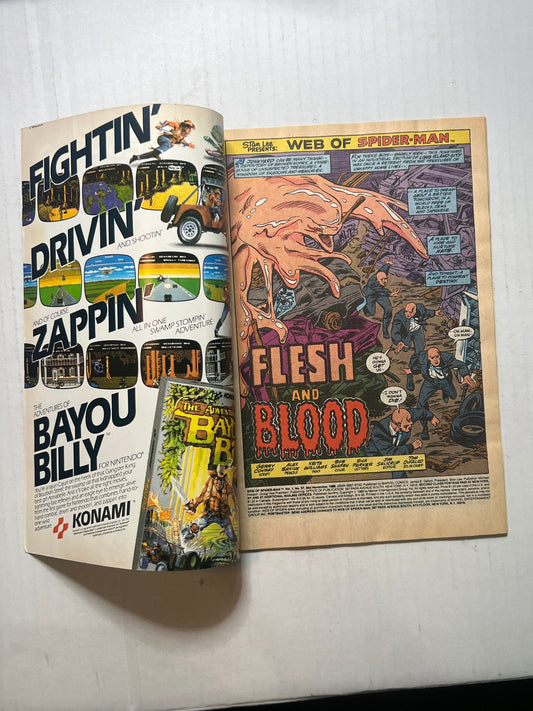 Web of Spider-Man by Marvel Comics “Rocket Racer" #57 Comic Book