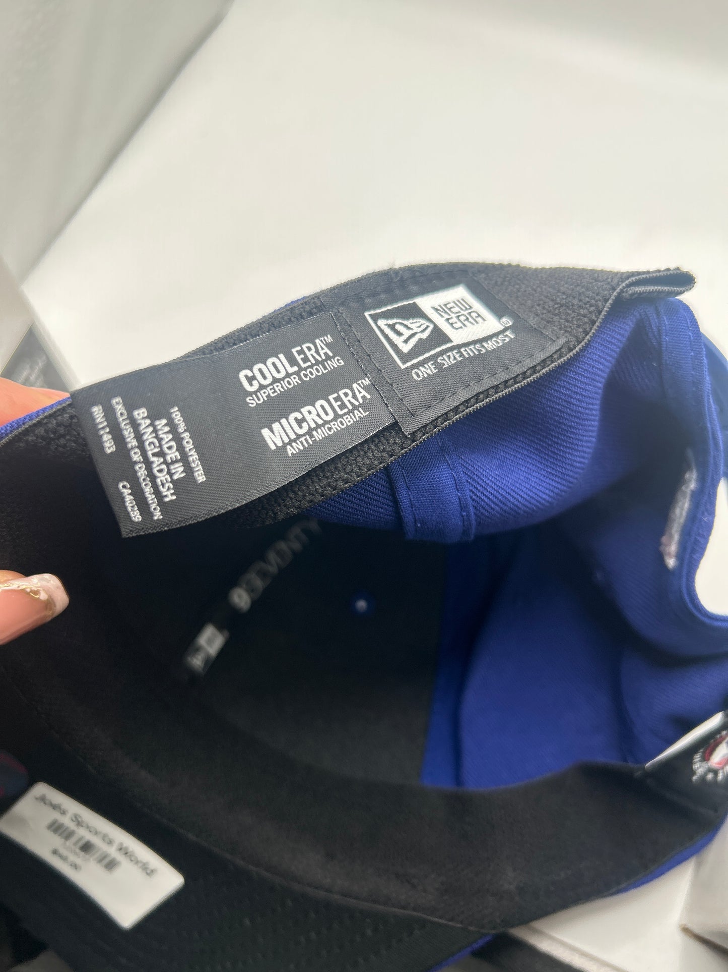 Los Angeles Dodgers MLB New Era 9Seventy 2025 World Series Side Embroidered Artwork Stretch-Snap Hat Classic Royal Blue