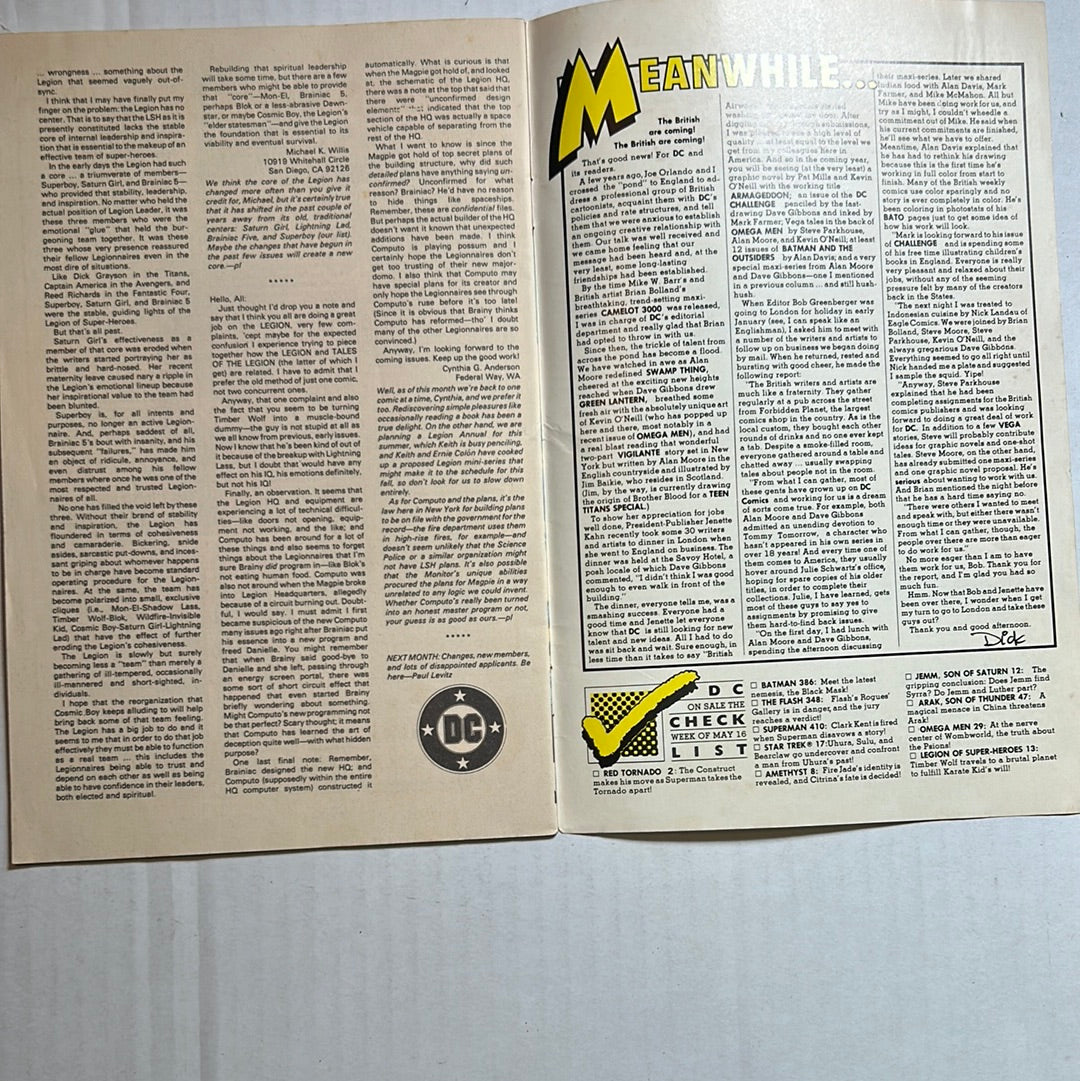 Legion of Super Heroes by DC Comics "Paul Levitz, Steve Lightle & Larry Mahlsted" No. 13 Comic Book